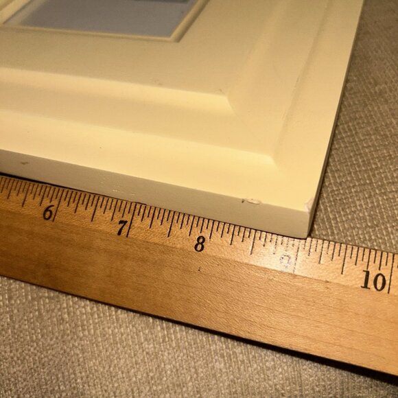 Victoriana Yellow Wooden Layer Chic Holds 4 x 6 Photo Frame Dual Orientation - Picture 7 of 7